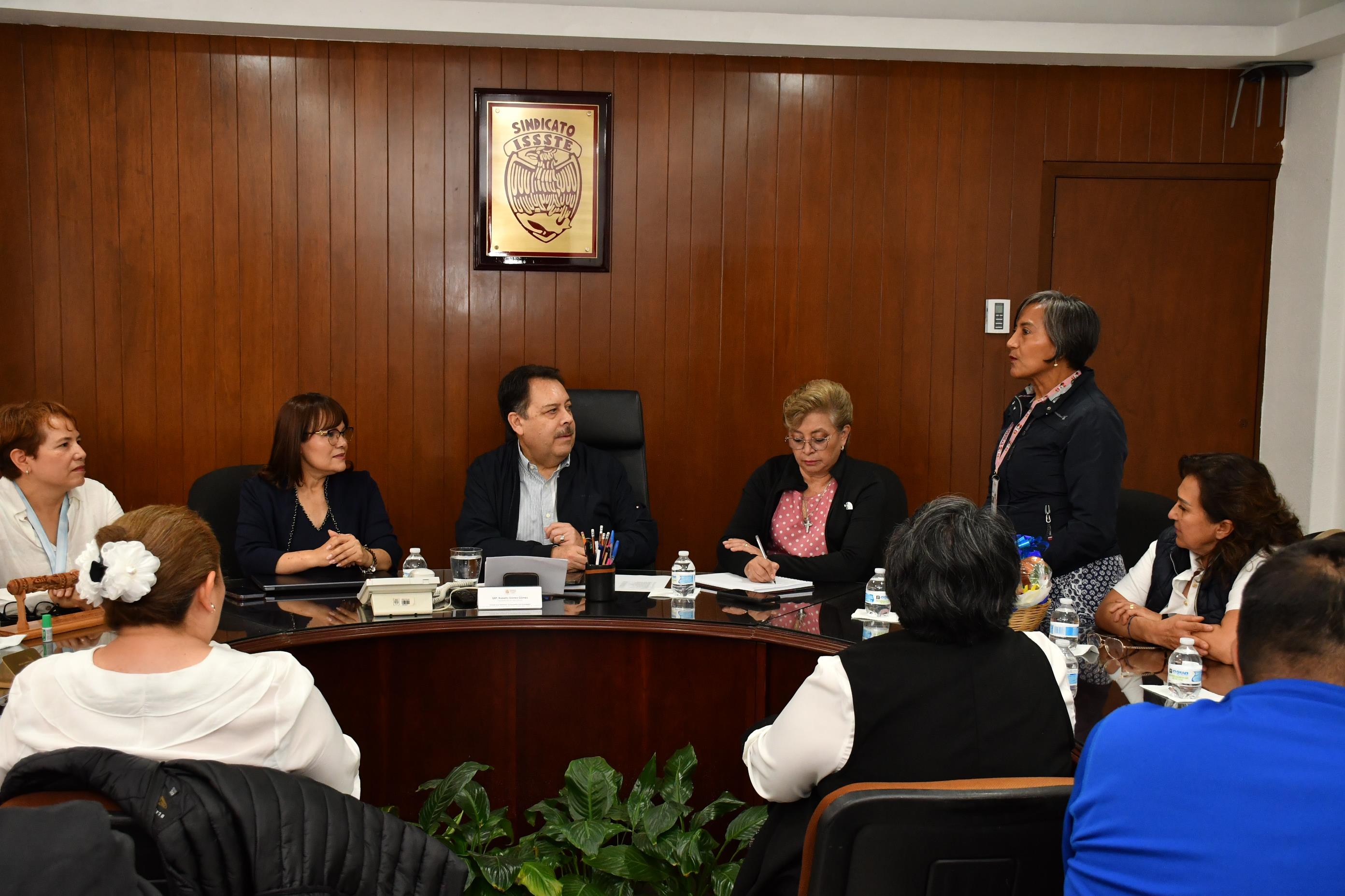 Audiencia con compañeros del estado de Tlaxcala
